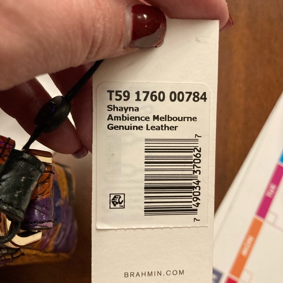 Brahmin Bag NWT Shayna Ambience Melbourne Genuine Leather with dust bag - Picture 4 of 4